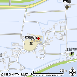 熊本市立中緑小学校周辺の地図