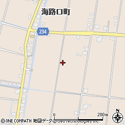 熊本県熊本市南区海路口町周辺の地図