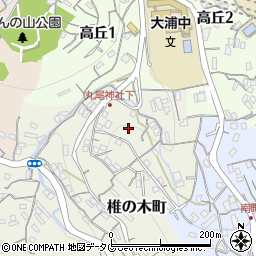 長崎県長崎市椎の木町14周辺の地図