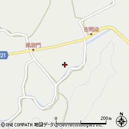 熊本県上益城郡御船町上野627周辺の地図