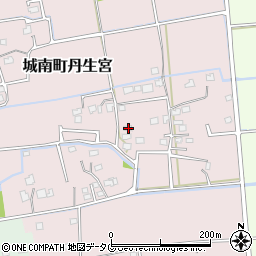 熊本県熊本市南区城南町丹生宮352-1周辺の地図