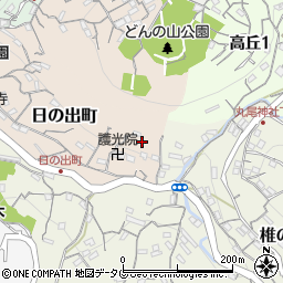 長崎県長崎市日の出町周辺の地図