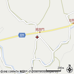 熊本県上益城郡御船町上野617周辺の地図