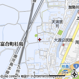 熊本県熊本市南区富合町杉島1176周辺の地図
