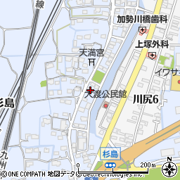 熊本県熊本市南区富合町杉島1154-3周辺の地図