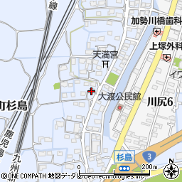 熊本県熊本市南区富合町杉島1171周辺の地図