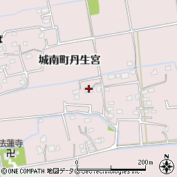 熊本県熊本市南区城南町丹生宮526-1周辺の地図