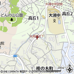 長崎県長崎市椎の木町10周辺の地図