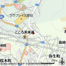 ローソン長崎弥生東店周辺の地図