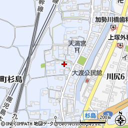 熊本県熊本市南区富合町杉島1172周辺の地図