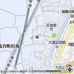 熊本県熊本市南区富合町杉島1178周辺の地図
