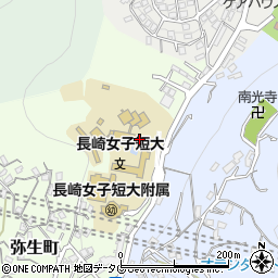 長崎女子短期大学　附属幼稚園周辺の地図