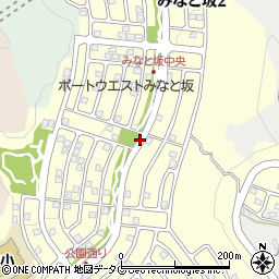 長崎県長崎市みなと坂周辺の地図
