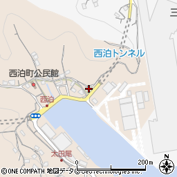 長崎県長崎市西泊町2周辺の地図