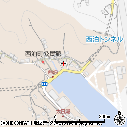 長崎県長崎市西泊町4周辺の地図