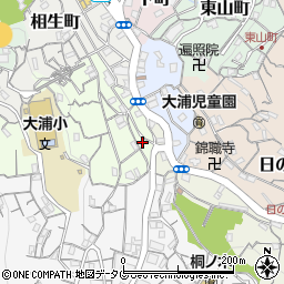 長崎県長崎市上田町3周辺の地図