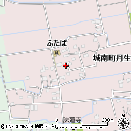 熊本県熊本市南区城南町丹生宮671-5周辺の地図