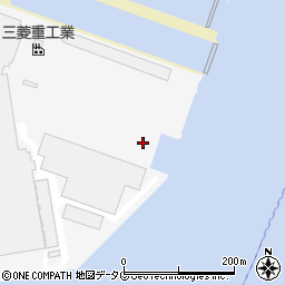 長崎県長崎市西立神町1周辺の地図