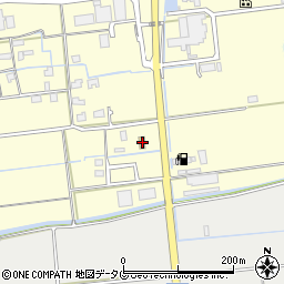 セブンイレブン熊本富合釈迦堂店周辺の地図