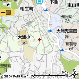 長崎県長崎市上田町10-7周辺の地図