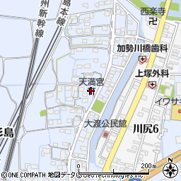 熊本県熊本市南区富合町杉島1193周辺の地図