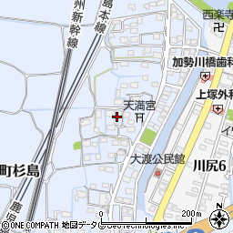 熊本県熊本市南区富合町杉島1189周辺の地図