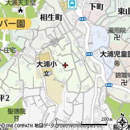 長崎県長崎市上田町10-12周辺の地図