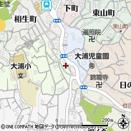 長崎県長崎市上田町2周辺の地図
