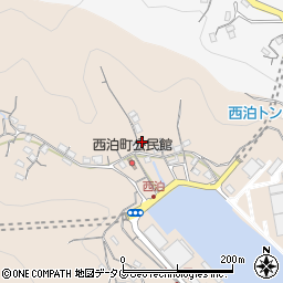 長崎県長崎市西泊町6-19周辺の地図