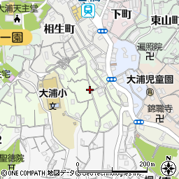 長崎県長崎市上田町10-4周辺の地図