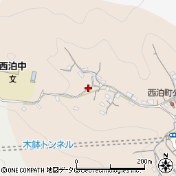 長崎県長崎市西泊町12周辺の地図
