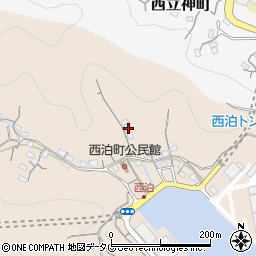 長崎県長崎市西泊町6周辺の地図