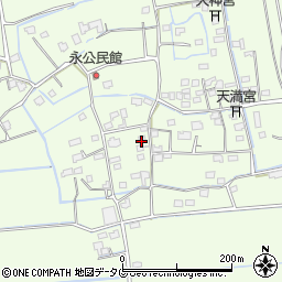 熊本県熊本市南区城南町永周辺の地図