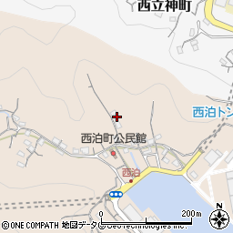 長崎県長崎市西泊町6-24周辺の地図