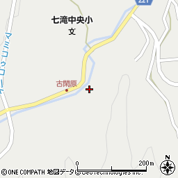 熊本県上益城郡御船町上野1588周辺の地図