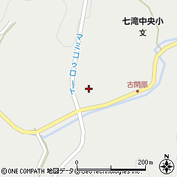 熊本県上益城郡御船町上野1464周辺の地図