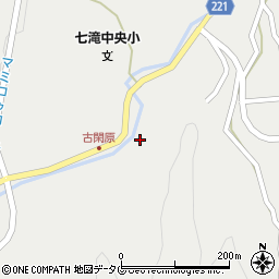 熊本県上益城郡御船町上野1592周辺の地図