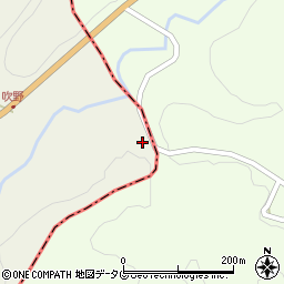 熊本県上益城郡御船町七滝3782周辺の地図