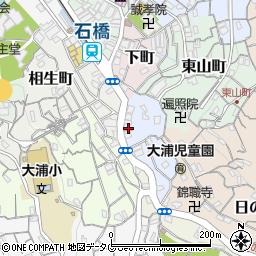 長崎大浦郵便局 ＡＴＭ周辺の地図