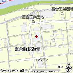 株式会社紙弘　富合物流センター周辺の地図