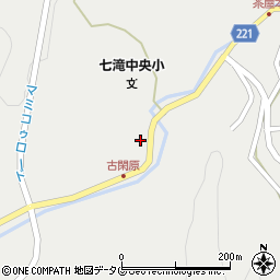 御船警察署上野駐在所周辺の地図