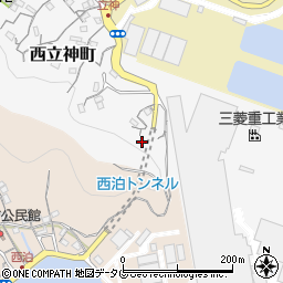長崎県長崎市西立神町2-21周辺の地図