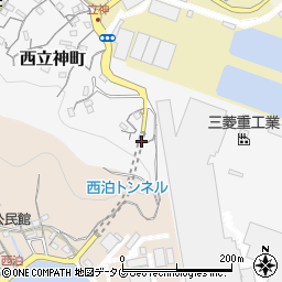 長崎県長崎市西立神町2周辺の地図