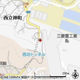 長崎県長崎市西立神町2-7周辺の地図