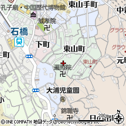 長崎県長崎市東山町6周辺の地図