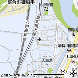 熊本県熊本市南区富合町杉島1383周辺の地図