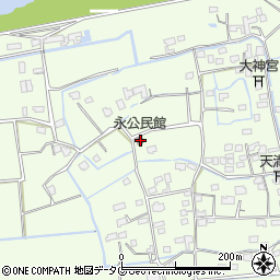 永公民館周辺の地図
