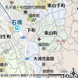 長崎県長崎市東山町5周辺の地図