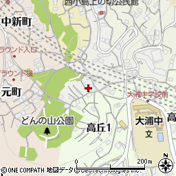 徳竹荘周辺の地図