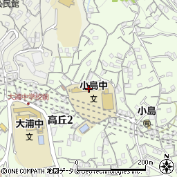 長崎市立小島中学校周辺の地図